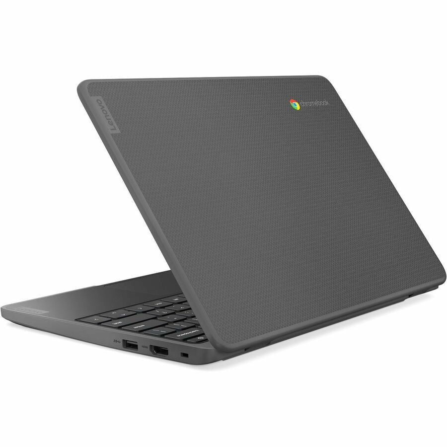 Rear Image for Lenovo 100e Chromebook Gen 4 82W0000WUS 11.6" Chromebook - 4G - HD - 60 Hz - Octa-core (ARM Cortex A76 + Cortex A55) - 4 GB - 32 GB Flash Memory - English Keyboard - Graphite Gray