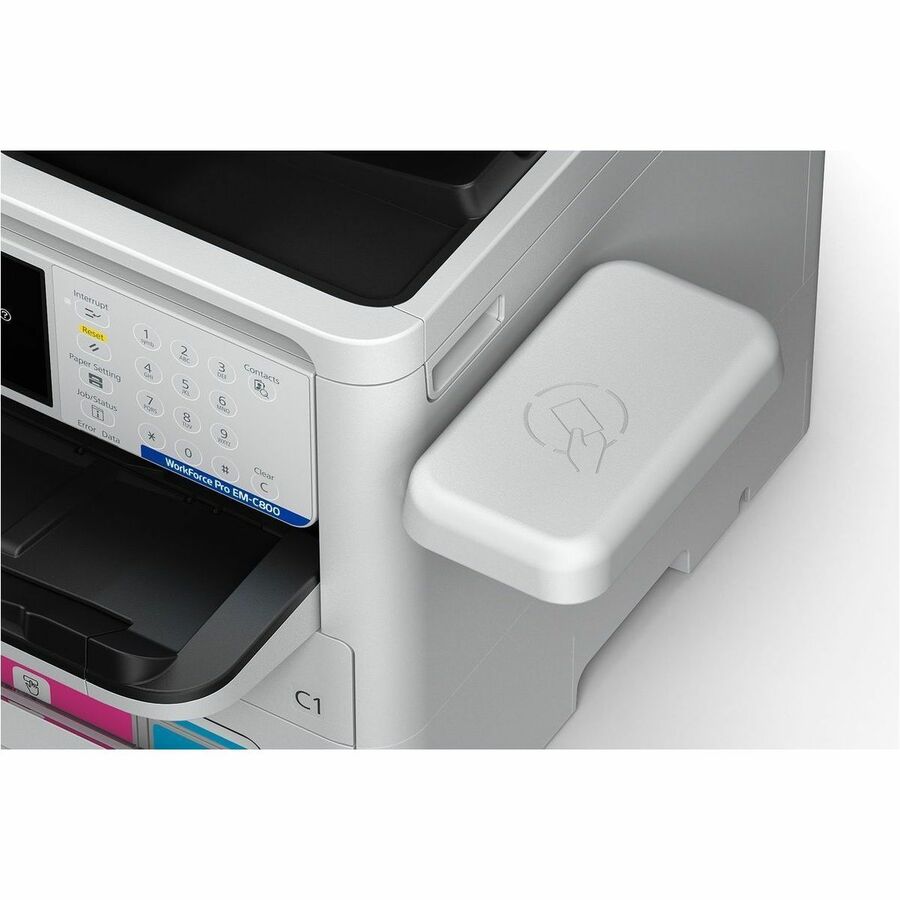 Alternate-Image3 Image for Epson WorkForce Pro EM-C800 Wired & Wireless Inkjet Multifunction Printer - Color - Black, White