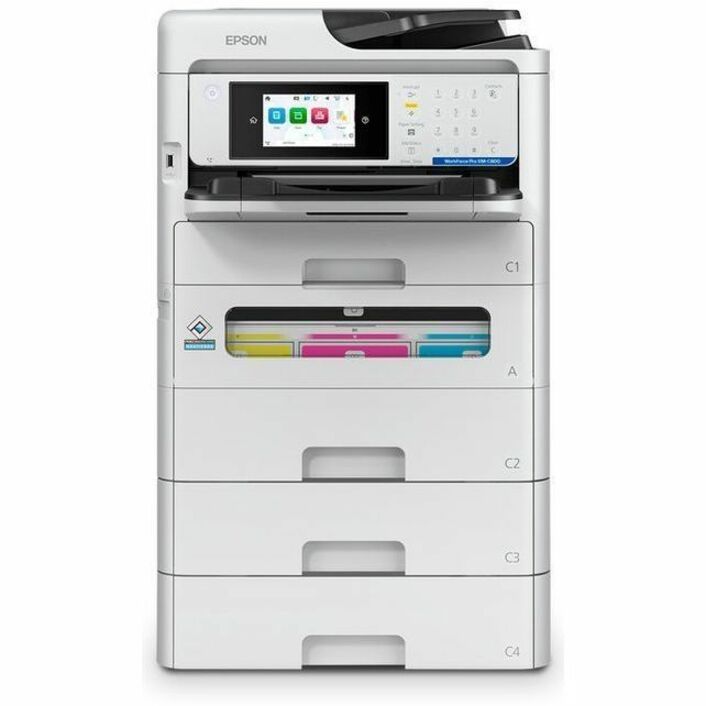 Alternate-Image1 Image for Epson WorkForce Pro EM-C800 Wired & Wireless Inkjet Multifunction Printer - Color - Black, White
