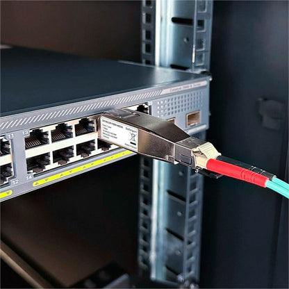 Alternate-Image6 Image for StarTech.com Gigabit Fiber to RJ45 Ethernet Media Converter Dongle, PoE Powered, SMF/MMF, Single/Multimode Optical Fiber, TAA
