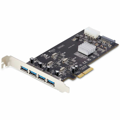 Main Image for StarTech 4-Port USB PCIe Card, USB 3.2 5Gbps, PCI Express Expansion Card with 4x Independent USB Controllers, 4x USB-A Ports