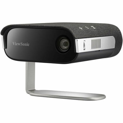 Left Image for ViewSonic M1X Portable LED Projector with Smart Stand, Harman Kardon Speakers, Built-In Battery, H/V Keystone, 4 Corner Adjustment, Bluetooth, Wi-Fi, USB-C, Powered USB A