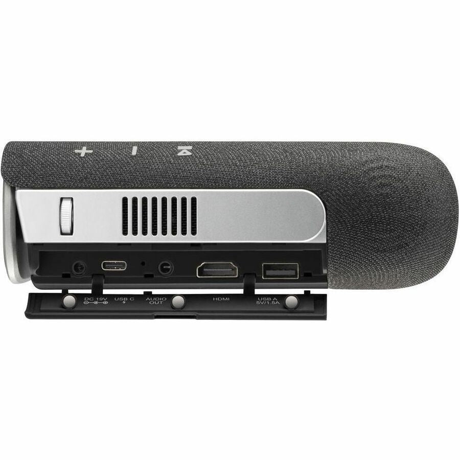 Alternate-Image2 Image for ViewSonic M1X Portable LED Projector with Smart Stand, Harman Kardon Speakers, Built-In Battery, H/V Keystone, 4 Corner Adjustment, Bluetooth, Wi-Fi, USB-C, Powered USB A