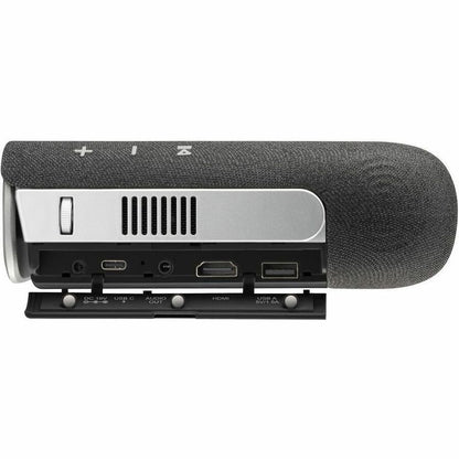 Alternate-Image2 Image for ViewSonic M1X Portable LED Projector with Smart Stand, Harman Kardon Speakers, Built-In Battery, H/V Keystone, 4 Corner Adjustment, Bluetooth, Wi-Fi, USB-C, Powered USB A