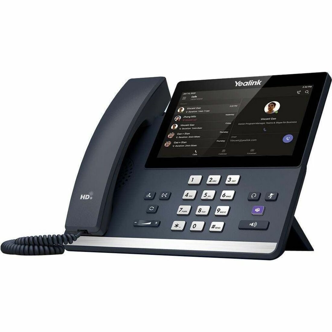 Main Image for Yealink IP Phone - Corded - Bluetooth, Wi-Fi - Wall Mountable, Desktop - Classic Gray