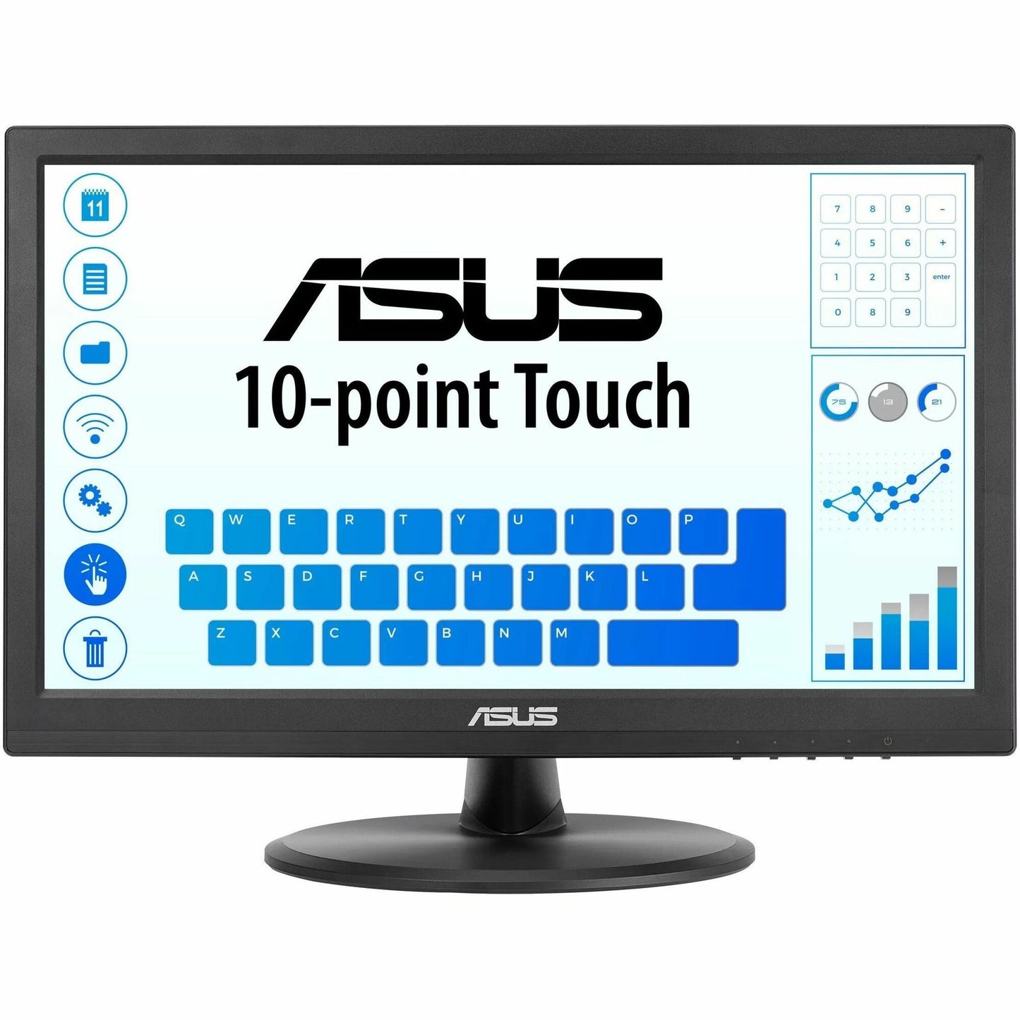Main Image for Asus VT169HE 16" Class LED Touchscreen Monitor - 16:9 - 5 ms