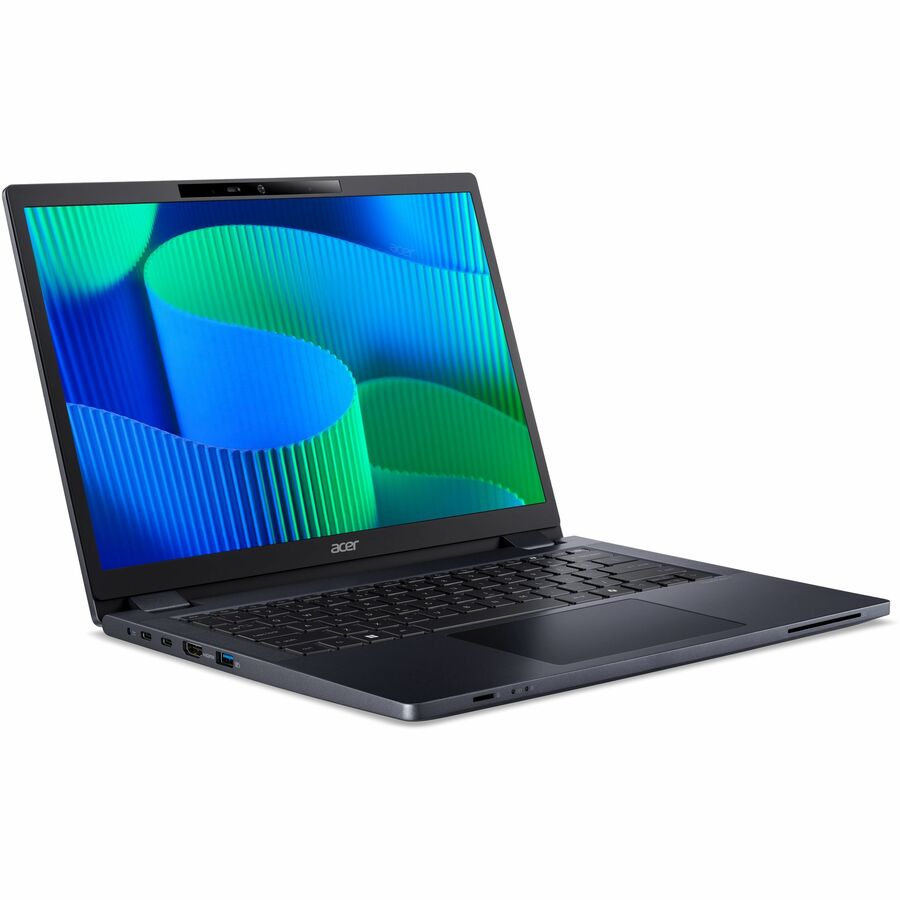 Alternate-Image1 Image for Acer TravelMate P4 14 P414-53-G2 TMP414-53-G2-54VK 14" Notebook - WUXGA - 60 Hz - Intel Core 5 120U - 16 GB - 512 GB SSD - English Keyboard - Blue