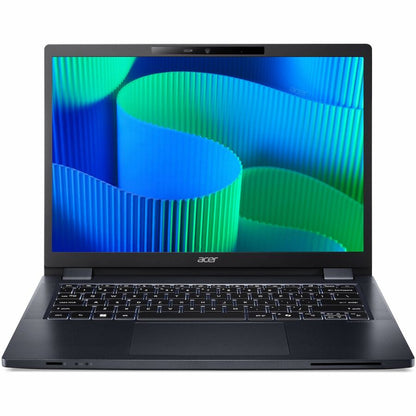 Front Image for Acer TravelMate P4 14 P414-53-G2 TMP414-53-G2-54VK 14" Notebook - WUXGA - 60 Hz - Intel Core 5 120U - 16 GB - 512 GB SSD - English Keyboard - Blue