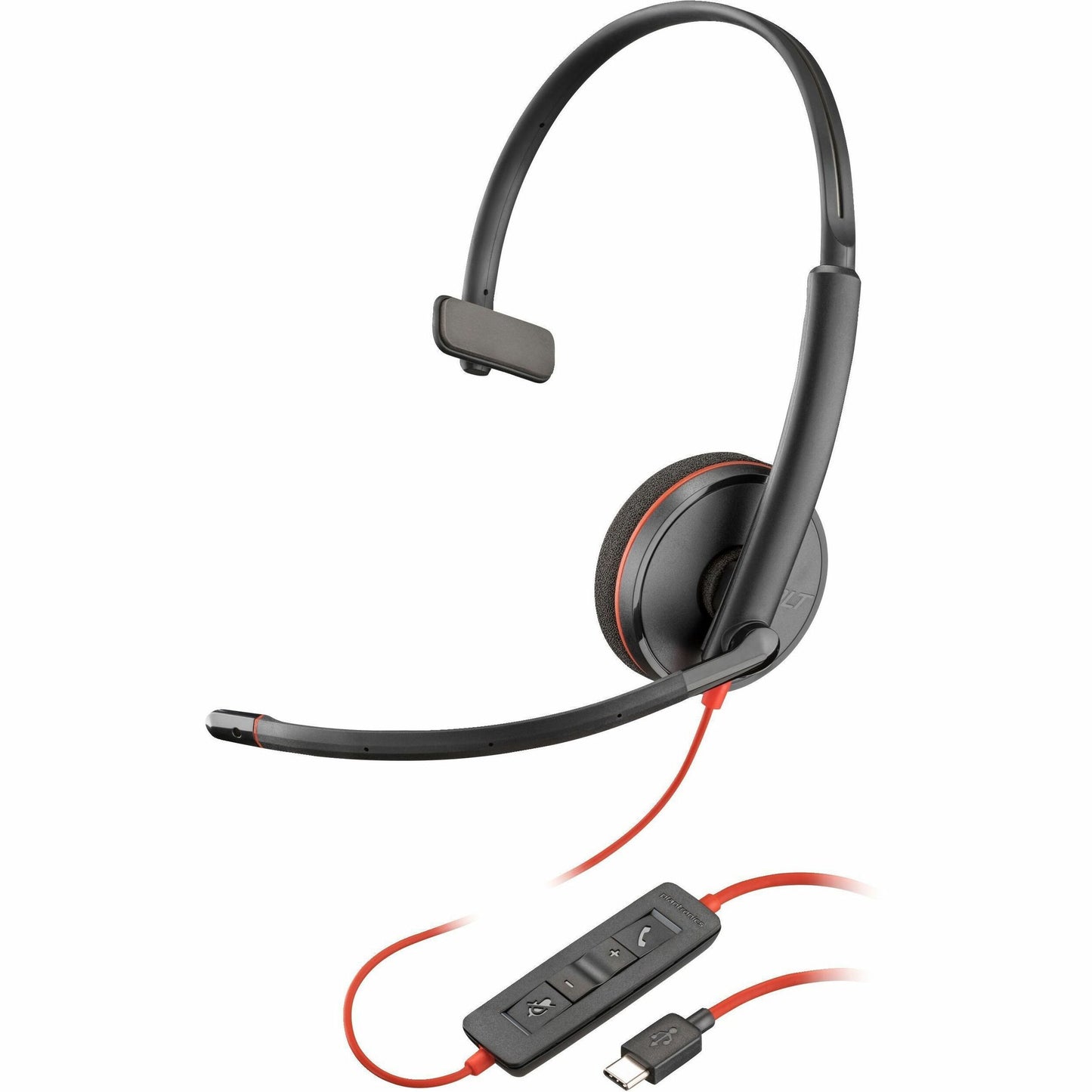 Main Image for Poly Blackwire 3210 Monaural USB-C Headset TAA (Bulk)