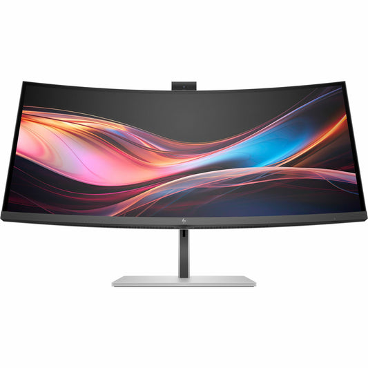 Main Image for HP 734pm 34" Class Webcam UW-QHD Curved Screen LED Monitor - 21:9