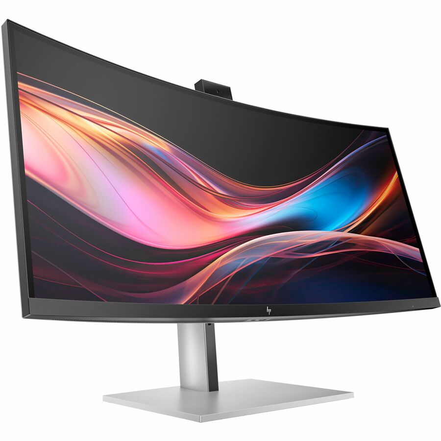 Right Image for HP 734pm 34" Class Webcam UW-QHD Curved Screen LED Monitor - 21:9
