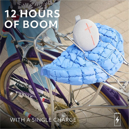 Alternate-Image5 Image for ULTIMATE EARS MINIROLL Ultra-Portable Waterproof Bluetooth Speaker, Big Bass, IP67 Dustproof, 131 ft (40 m) Range - Revive Grey