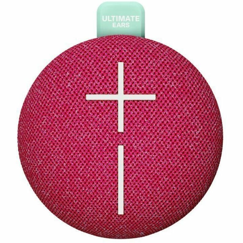 Front Image for ULTIMATE EARS MINIROLL Ultra-Portable Waterproof Bluetooth Speaker, Big Bass, IP67 Dustproof, 131 ft (40 m) Range - Calming Pink