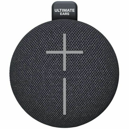 Front Image for ULTIMATE EARS MINIROLL Ultra-Portable Waterproof Bluetooth Speaker, Big Bass, IP67 Dustproof, 131 ft (40 m) Range - Gentle Black