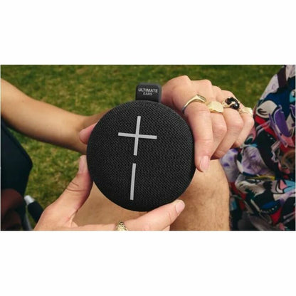 Alternate-Image9 Image for ULTIMATE EARS MINIROLL Ultra-Portable Waterproof Bluetooth Speaker, Big Bass, IP67 Dustproof, 131 ft (40 m) Range - Gentle Black