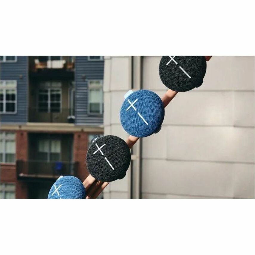 Alternate-Image10 Image for ULTIMATE EARS MINIROLL Ultra-Portable Waterproof Bluetooth Speaker, Big Bass, IP67 Dustproof, 131 ft (40 m) Range - Gentle Black