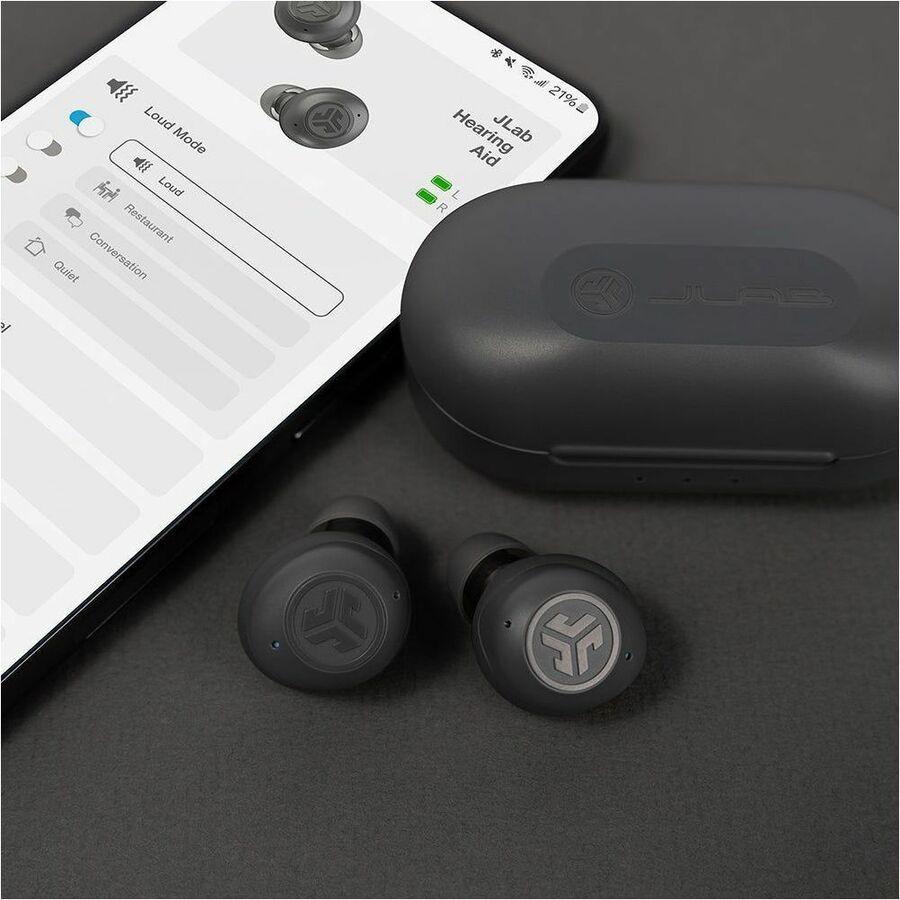 Alternate-Image2 Image for JLab Hear OTC Hearing Aid & Earbuds