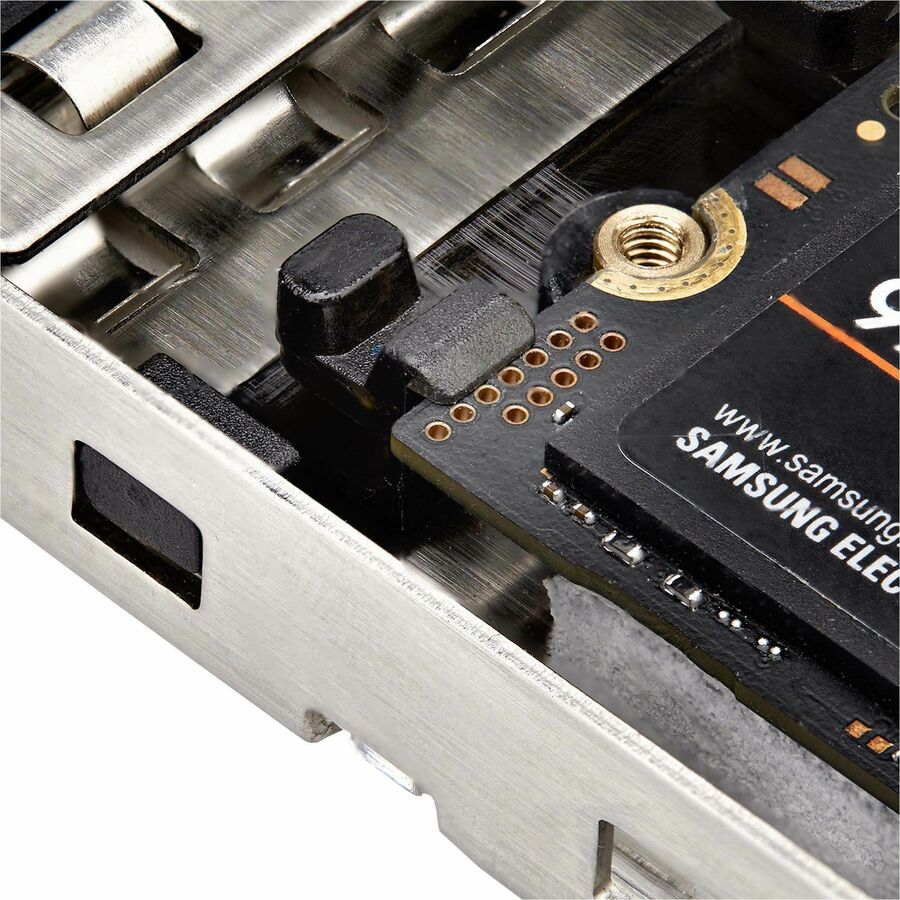 Alternate-Image5 Image for StarTech Dual-Bay M.2 NVMe SSD to PCIe x8 Removable Mobile Rack; Bifurcation Required; Tool-less Installation, PCIe Hot-Swap Drive Bay