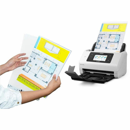 Alternate-Image1 Image for Epson WorkForce DS-900WN Cordless Sheetfed Scanner - 600 x 600 dpi Optical