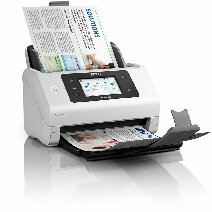 Right Image for Epson WorkForce DS-900WN Cordless Sheetfed Scanner - 600 x 600 dpi Optical