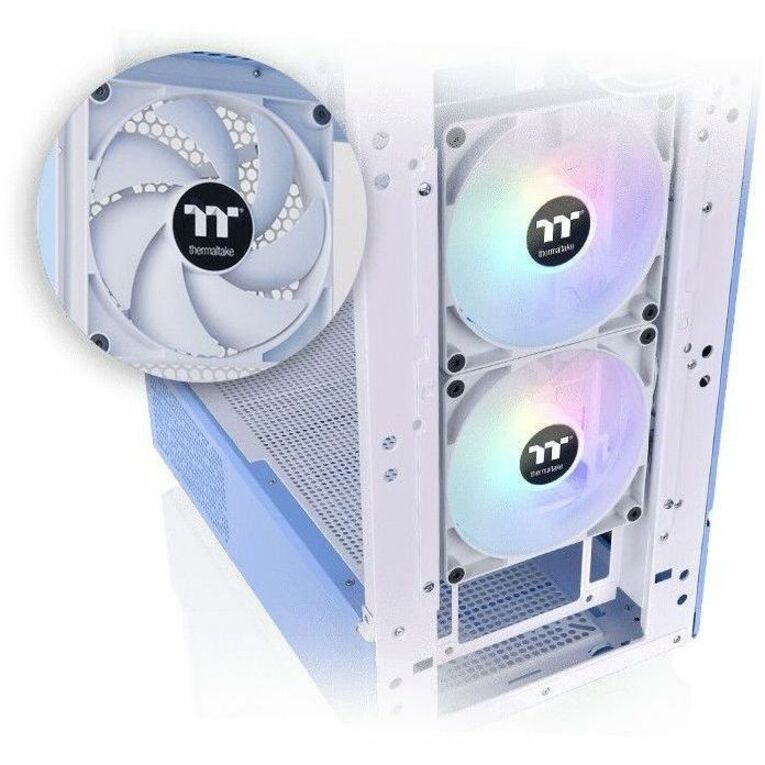 Alternate-Image4 Image for Thermaltake Ceres 350 MX Hydrangea Blue Mid Tower Chassis