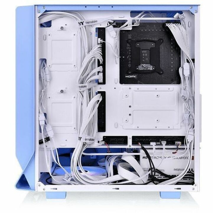 Left Image for Thermaltake Ceres 350 MX Hydrangea Blue Mid Tower Chassis