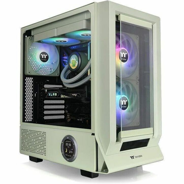 Alternate-Image1 Image for Thermaltake Ceres 350 MX Matcha Green Mid Tower Chassis
