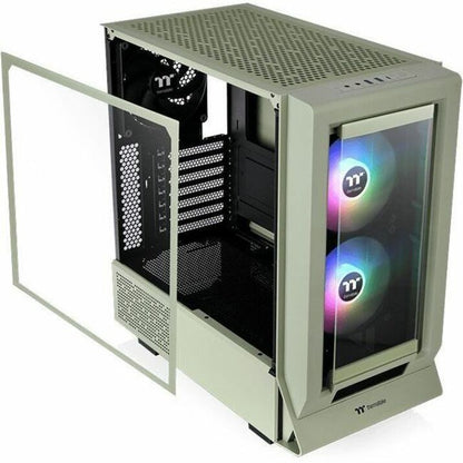 Alternate-Image8 Image for Thermaltake Ceres 350 MX Matcha Green Mid Tower Chassis