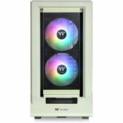 Front Image for Thermaltake Ceres 350 MX Matcha Green Mid Tower Chassis