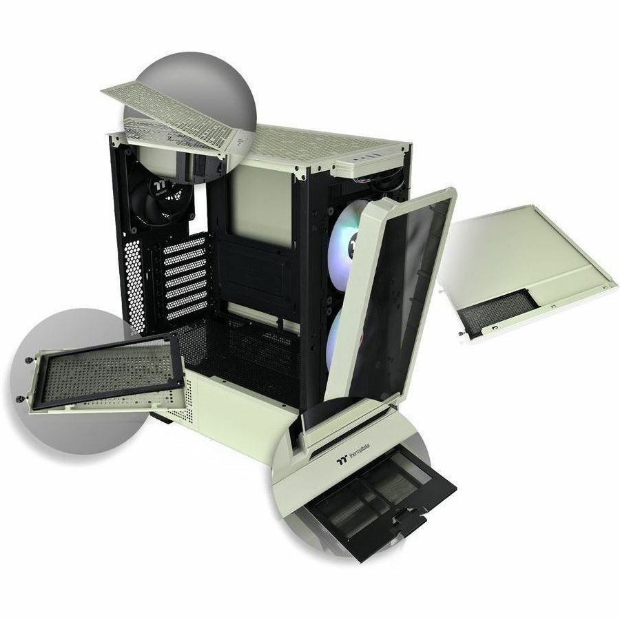 Alternate-Image10 Image for Thermaltake Ceres 350 MX Matcha Green Mid Tower Chassis