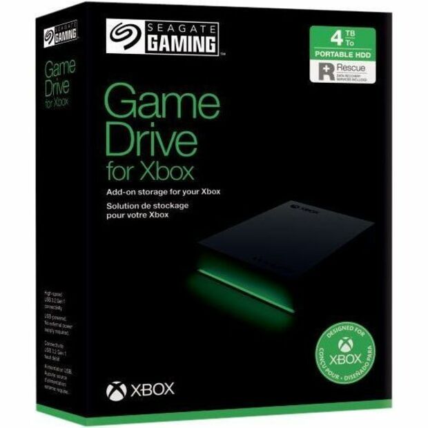 Alternate-Image4 Image for Seagate Game Drive STKX5000403 5 TB Portable Hard Drive - External - Black
