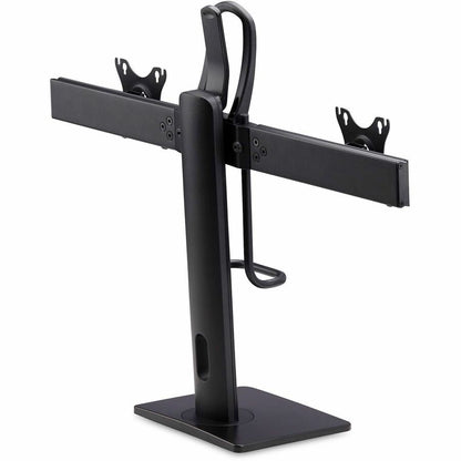 Right Image for StarTech.com Crossbar Dual Monitor Desk Stand For 27inch Screens, Max Cap 26.4lb, VESA Mount 75x75/100x100, Toolless Height Adjustment