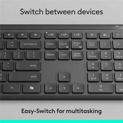 Alternate-Image7 Image for Logitech Signature Slim MK955 Combo for Business, Copilot Edition, Wireless Keyboard and Mouse, Graphite