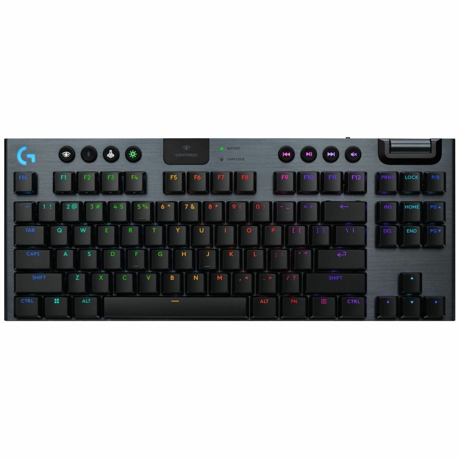 Main Image for Logitech G915 X LIGHTSPEED TKL Low-Profile Wireless Gaming Keyboard, Double-Shot PBT Keycaps, Fully Programmable Keys, RGB Backlighting, Sleek Aluminum Finishing, GL Red Linear - PC/Mac