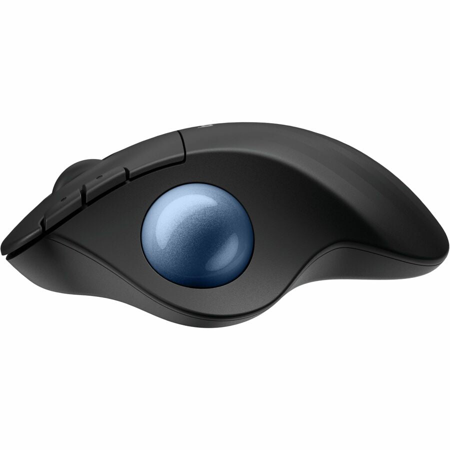 Alternate-Image1 Image for Logitech ERGO M575S Wireless Trackball Mouse, Wireless Ergonomic Mouse, Comfortable Thumb Control, Precise Tracking (Black+Blue Ball)