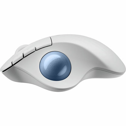 Alternate-Image1 Image for Logitech ERGO M575S Wireless Trackball Mouse, Wireless Ergonomic Mouse, Comfortable Thumb Control, Precise Tracking (Off-white+Blue Ball)