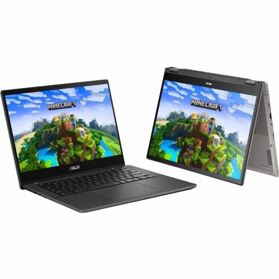 Alternate-Image8 Image for Asus Chromebook CX1 CX1400 CX1400CKA-DS84F 14" Chromebook - Full HD - Intel Celeron N4500 - 8 GB - 64 GB Flash Memory - Transparent Silver