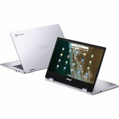 Alternate-Image7 Image for Asus Chromebook CX1 CX1400 CX1400CKA-DS84F 14" Chromebook - Full HD - Intel Celeron N4500 - 8 GB - 64 GB Flash Memory - Transparent Silver