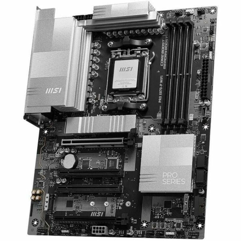 Alternate-Image1 Image for MSI X870-P WIFI Gaming Desktop Motherboard - AMD X870 Chipset - Socket AM5 - ATX