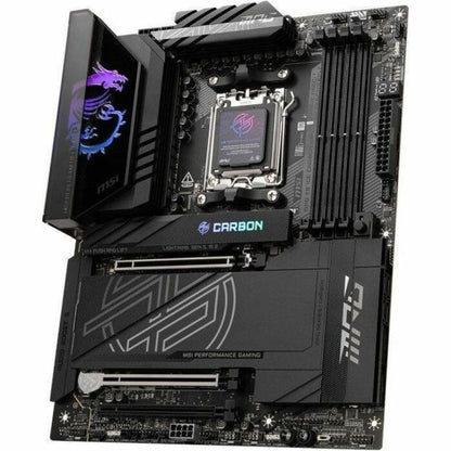 Alternate-Image1 Image for MSI MPG X870E CARBON WIFI Gaming Desktop Motherboard - AMD X870E Chipset - Socket AM5 - ATX