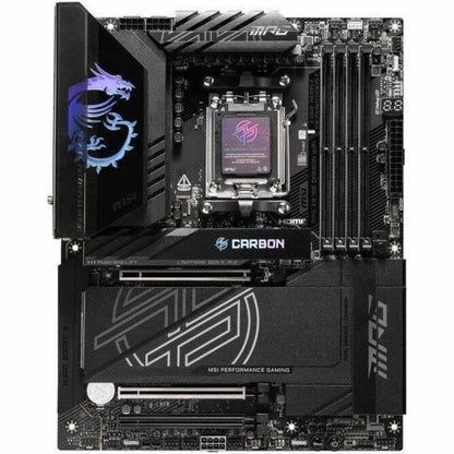 Alternate-Image2 Image for MSI MPG X870E CARBON WIFI Gaming Desktop Motherboard - AMD X870E Chipset - Socket AM5 - ATX