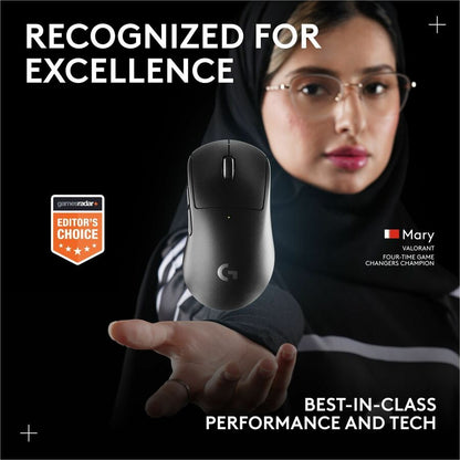 Alternate-Image9 Image for Logitech G PRO X SUPERLIGHT 2 DEX LIGHTSPEED Wireless Gaming Mouse, 60g Pro-Grade Lightweight Mouse With 5 Programmable Buttons, 32k DPI Sensor, USB-C Charging, for PC/Mac - Magenta