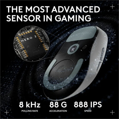 Alternate-Image3 Image for Logitech G PRO X SUPERLIGHT 2 DEX LIGHTSPEED Wireless Gaming Mouse, 60g Pro-Grade Lightweight Mouse With 5 Programmable Buttons, 32k DPI Sensor, USB-C Charging, for PC/Mac - White