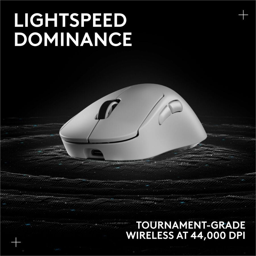 Alternate-Image4 Image for Logitech G PRO X SUPERLIGHT 2 DEX LIGHTSPEED Wireless Gaming Mouse, 60g Pro-Grade Lightweight Mouse With 5 Programmable Buttons, 32k DPI Sensor, USB-C Charging, for PC/Mac - White