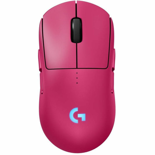 Main Image for Logitech G PRO 2 LIGHTSPEED Wireless Gaming Mouse, Right- or Left-Handed Mouse with up to 4 Customizable and Switchable Magnetic Side Buttons, 32k DPI Sensor, USB-C Charging, for PC/Mac - Magenta