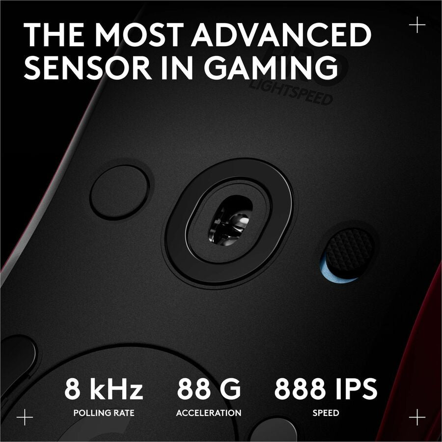 Alternate-Image3 Image for Logitech G PRO 2 LIGHTSPEED Wireless Gaming Mouse, Right- or Left-Handed Mouse with up to 4 Customizable and Switchable Magnetic Side Buttons, 32k DPI Sensor, USB-C Charging, for PC/Mac - Magenta