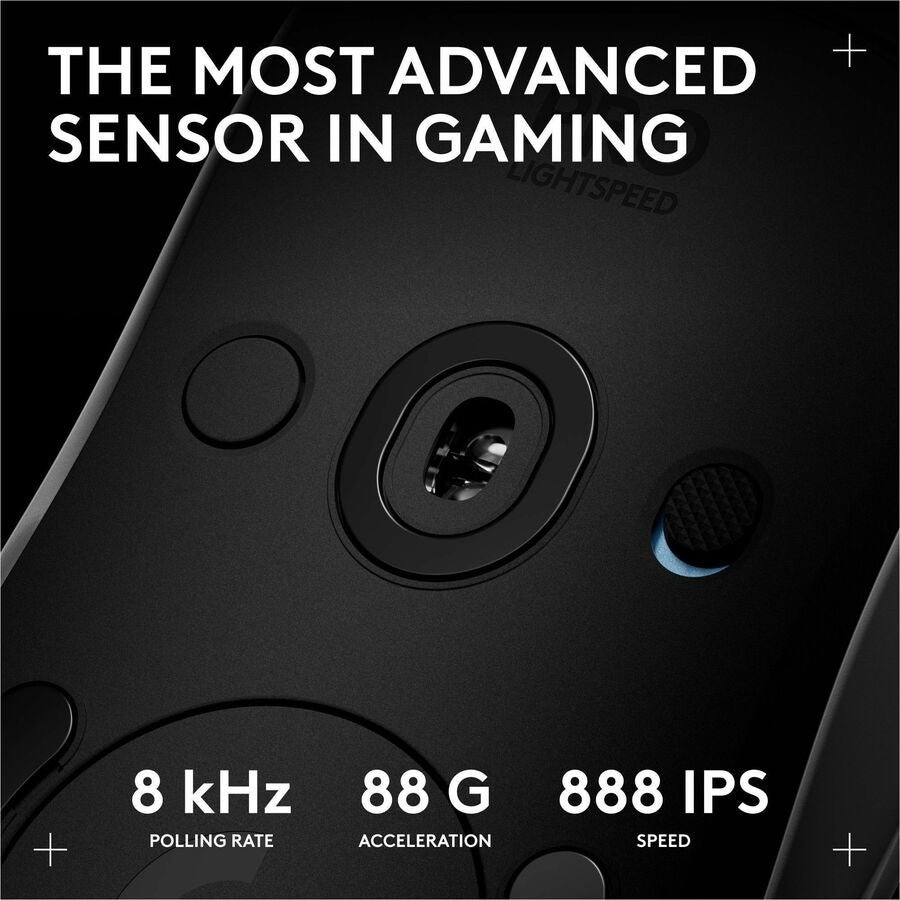 Alternate-Image3 Image for Logitech G PRO 2 LIGHTSPEED Wireless Gaming Mouse, Right- or Left-Handed Mouse with up to 4 Customizable and Switchable Magnetic Side Buttons, 32k DPI Sensor, USB-C Charging, for PC/Mac - White