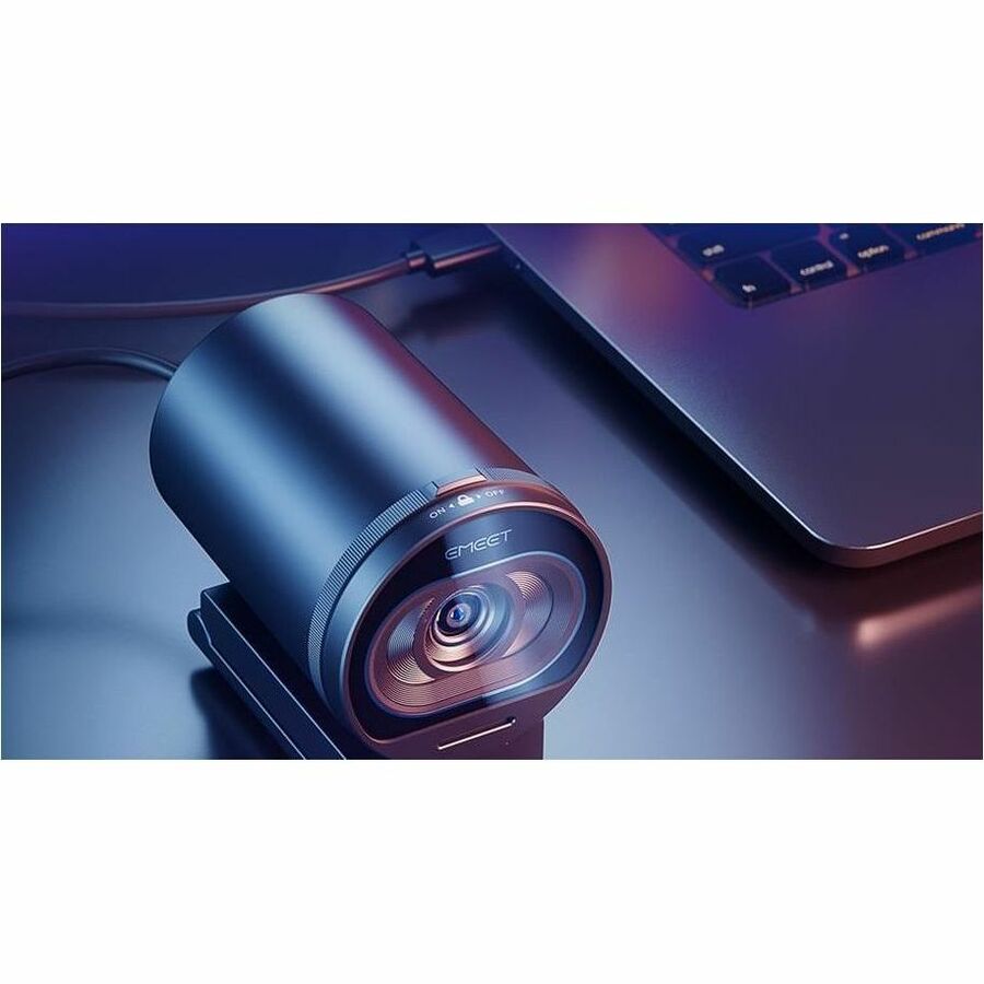Alternate-Image4 Image for EMEET S600 4K Webcam for Streaming - Sony 1/2.5'' Sensor, PDAF Autofocus, 1080P@60FPS, 2 Noise Reduction Mics, Built-in Privacy Cover, 73&deg; FOV, Streaming Camera