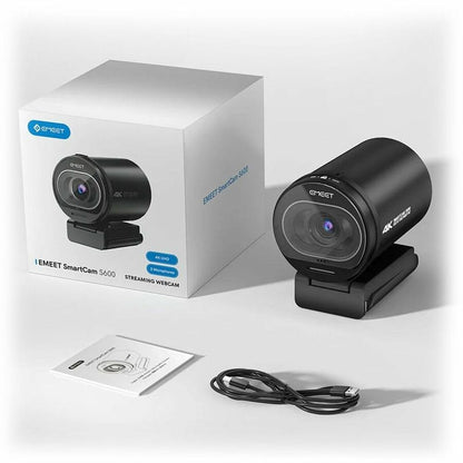Alternate-Image2 Image for EMEET S600 4K Webcam for Streaming - Sony 1/2.5'' Sensor, PDAF Autofocus, 1080P@60FPS, 2 Noise Reduction Mics, Built-in Privacy Cover, 73&deg; FOV, Streaming Camera
