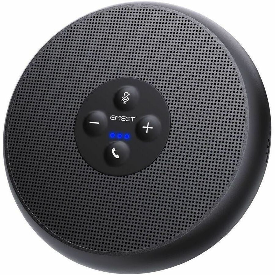 Left Image for EMEET M1A - Zoom Certified USB Speakerphone, two AI Mics 360&deg; Voice Pickup with Noise Reduction and Echo Cancellation, ideal for for 5-8 People, Plug&Play, comes with Type C-A Adapter